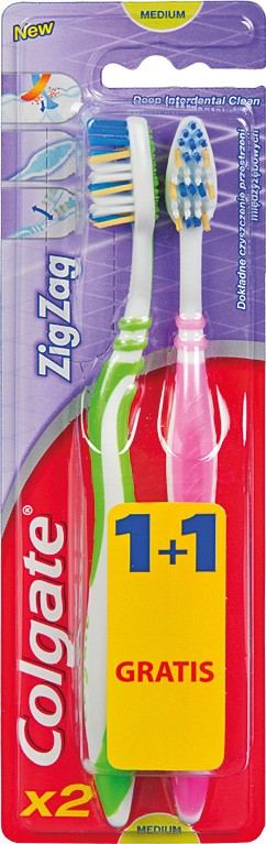 Colgate-Palmolive Colgate ZK (1+1ks/bli)zig zag flexi/plus