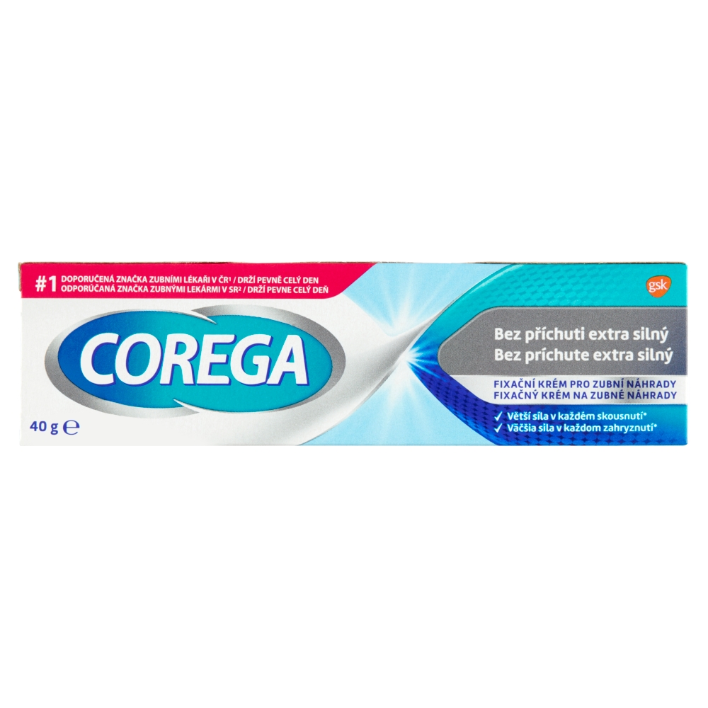 Glaxosmithkline Consumer COREGA FIXAČNÝ KRÉM 40G OCHRANA DASNIA bez prichuti