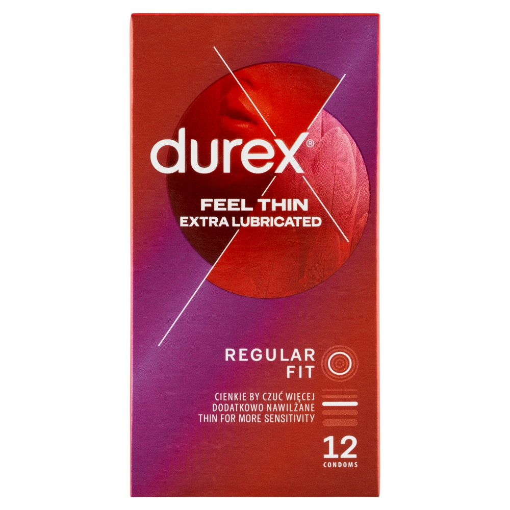 Reckitt Benckiser Durex kondómy (12ks/kra) Feel Thin Intimate