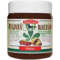 Herbal Care Bylinný balzam s gaštanom konským hrejivý 500 ml