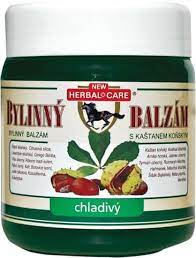 Herbal Care Bylinný balzam s gaštanom konským chladivý 500 ml