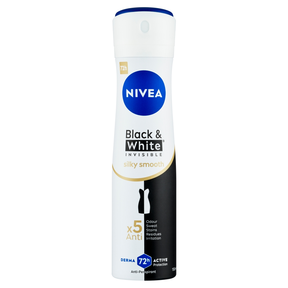 Beiersdorf Nivea Black & White Invisible Silky Smooth deospray 150 ml