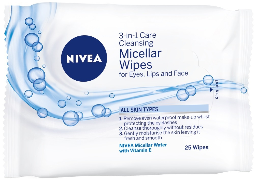 NIVEA micelárne obrúsky (25ks/fol) čistý