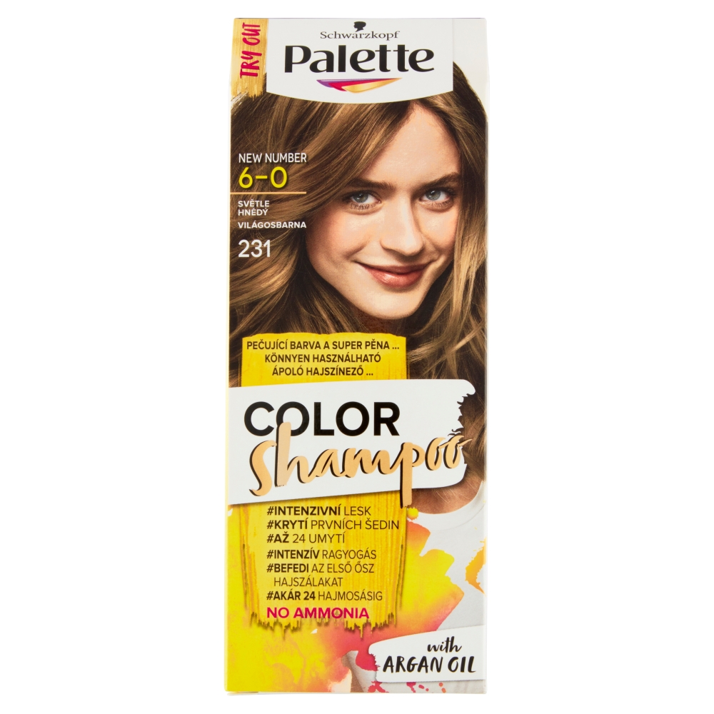Henkel PALETTE COLOR ŠAMPÓN SVETLO HNEDÝ 6-0 231