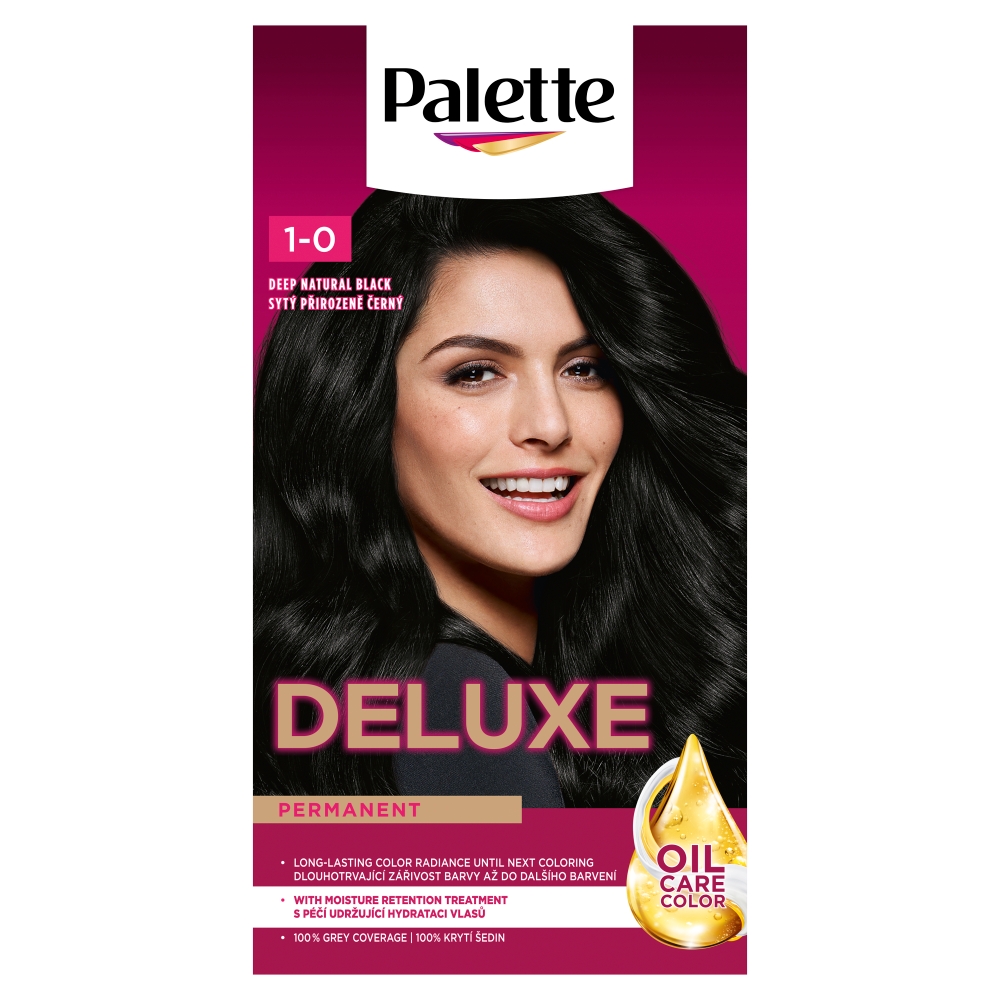 Schwarzkopf & Henkel, Germany Palette Deluxe 1-0(900) Sýty prir.čierny