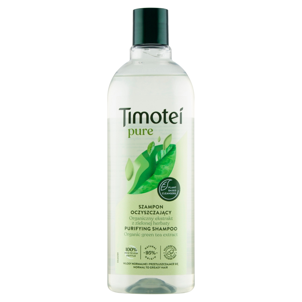 Unilever Timotei Pure Organic Green Tea šampón 400ml
