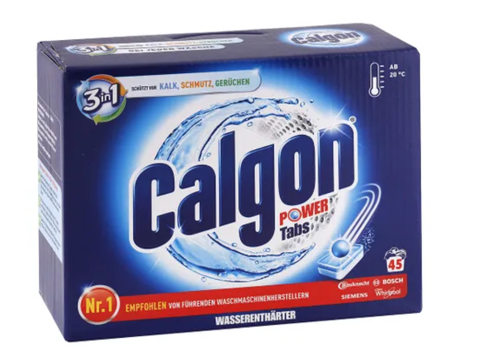 Calgon čistiace tablety do práčky 3v1 45 ks