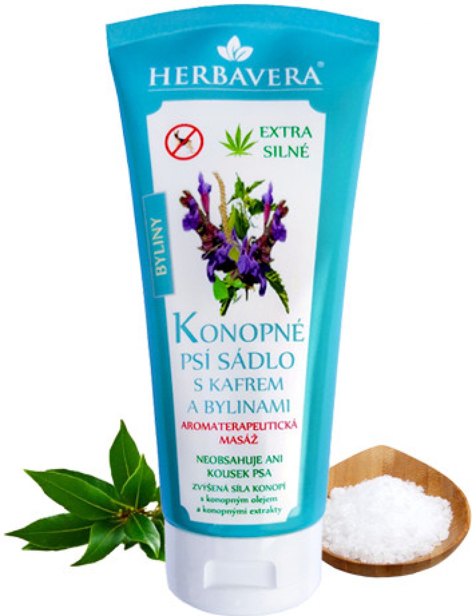 Herbavera konopná psia masť s gáfrom 200 ml