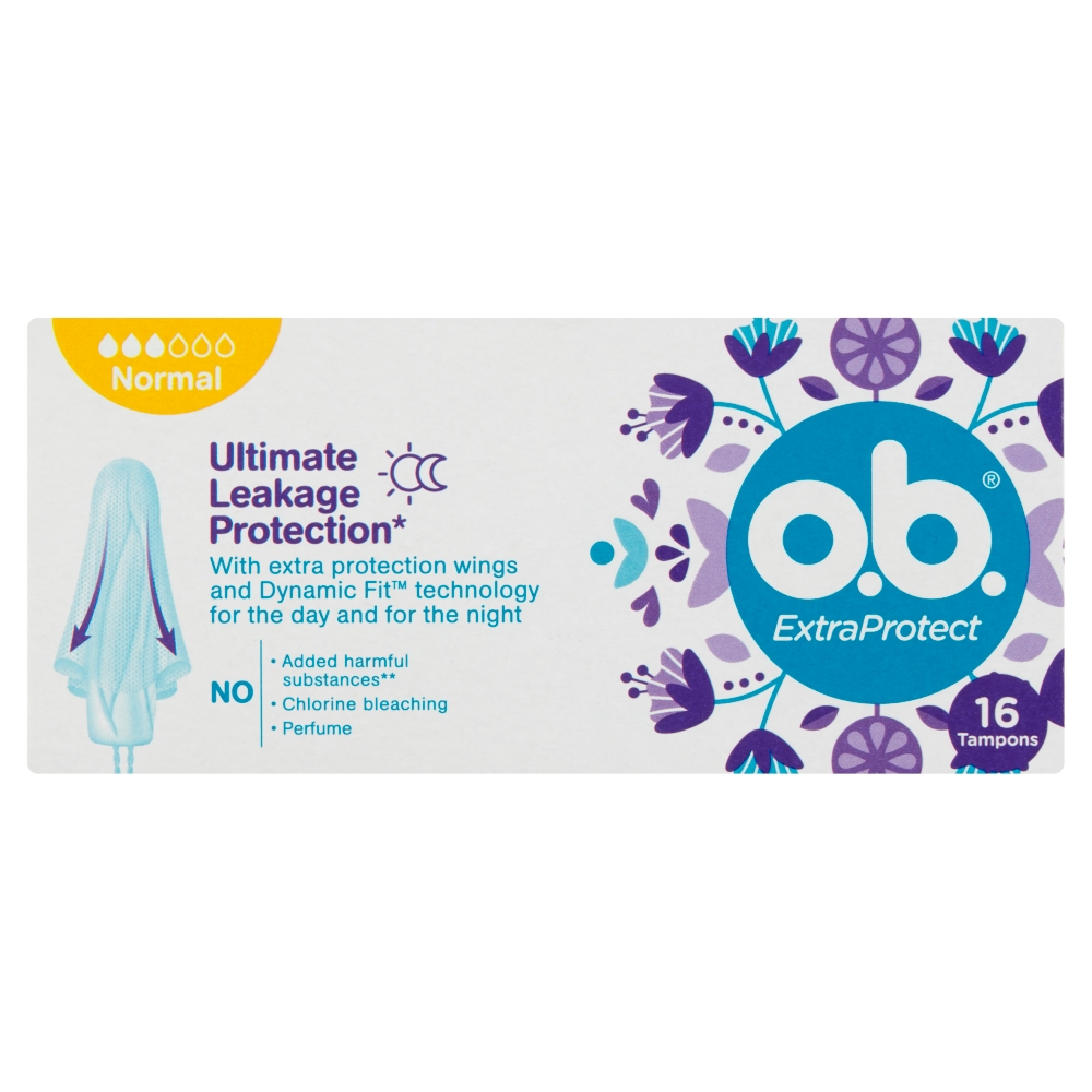 OB ExtraProtect Normal tampóny 16 ks