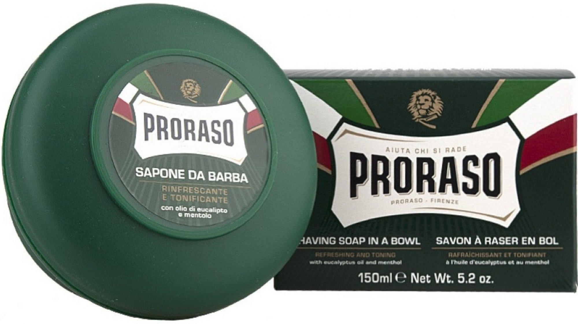 Proraso Eukalyptus mydlo na holenie 150 ml Poškodený Obal! ZĽAVA