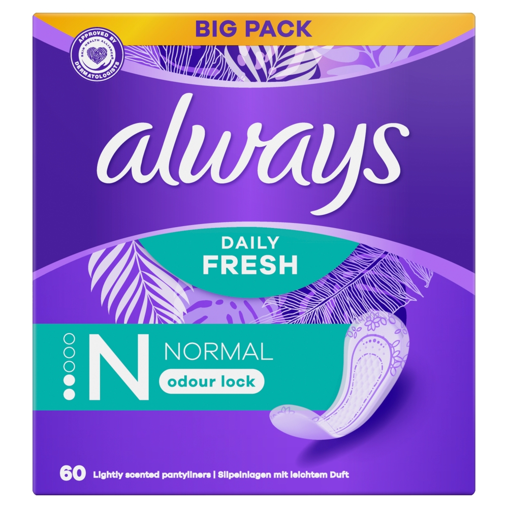 Procter & Gamble Always vložky (60ks/kra) Slip Normal