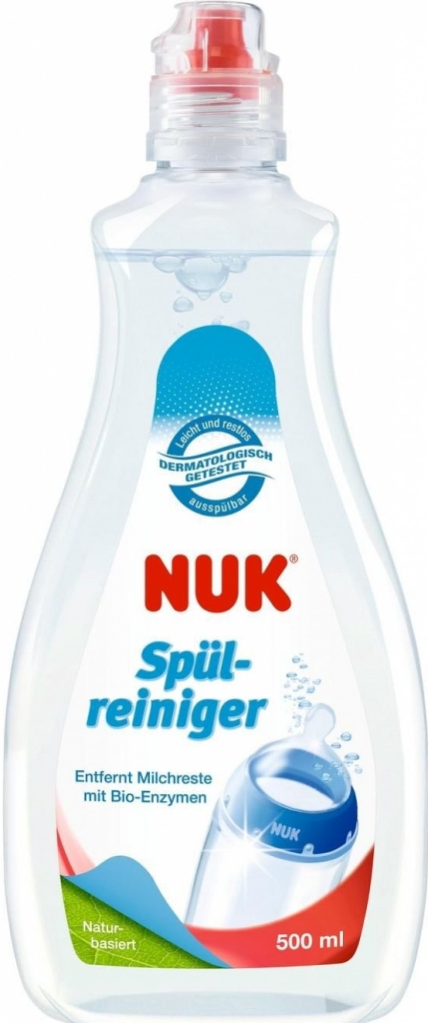 Nuk umývací prostriedok na fľaše a cumlíky 500 ml