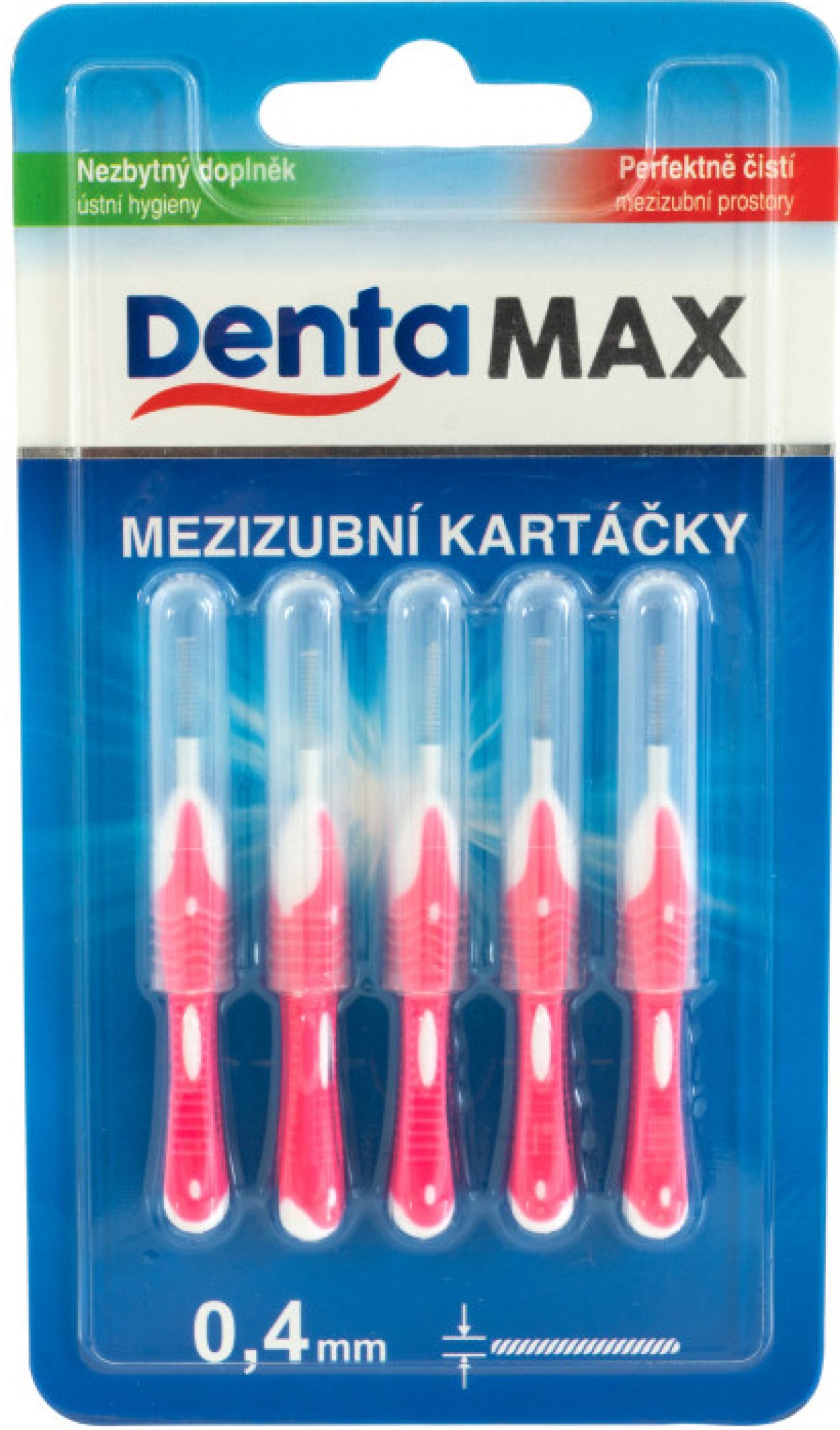 Dentamax medzizubné kefky 0,40 mm 5 ks