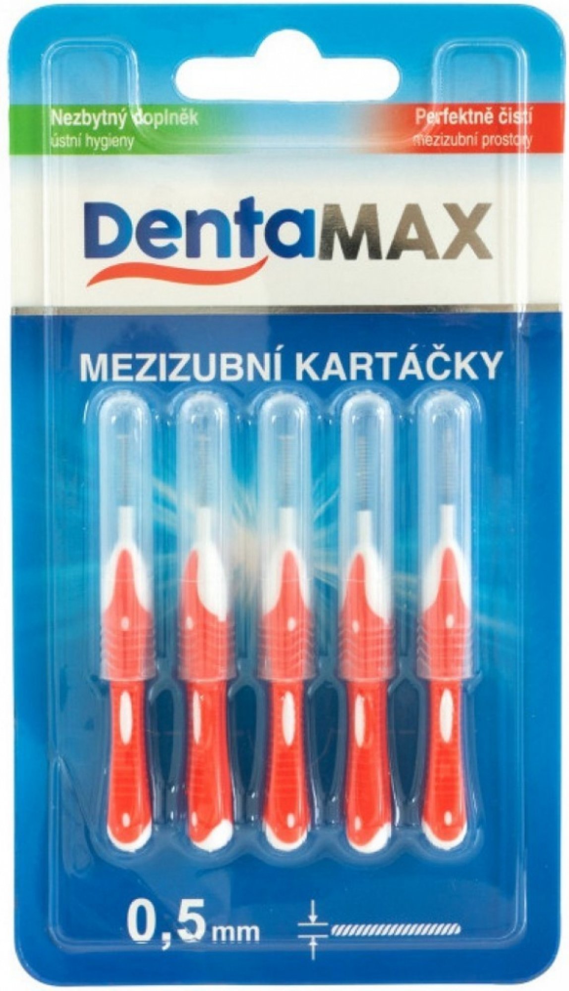 Dentamax medzizubné kefky 0,50 mm 5 ks