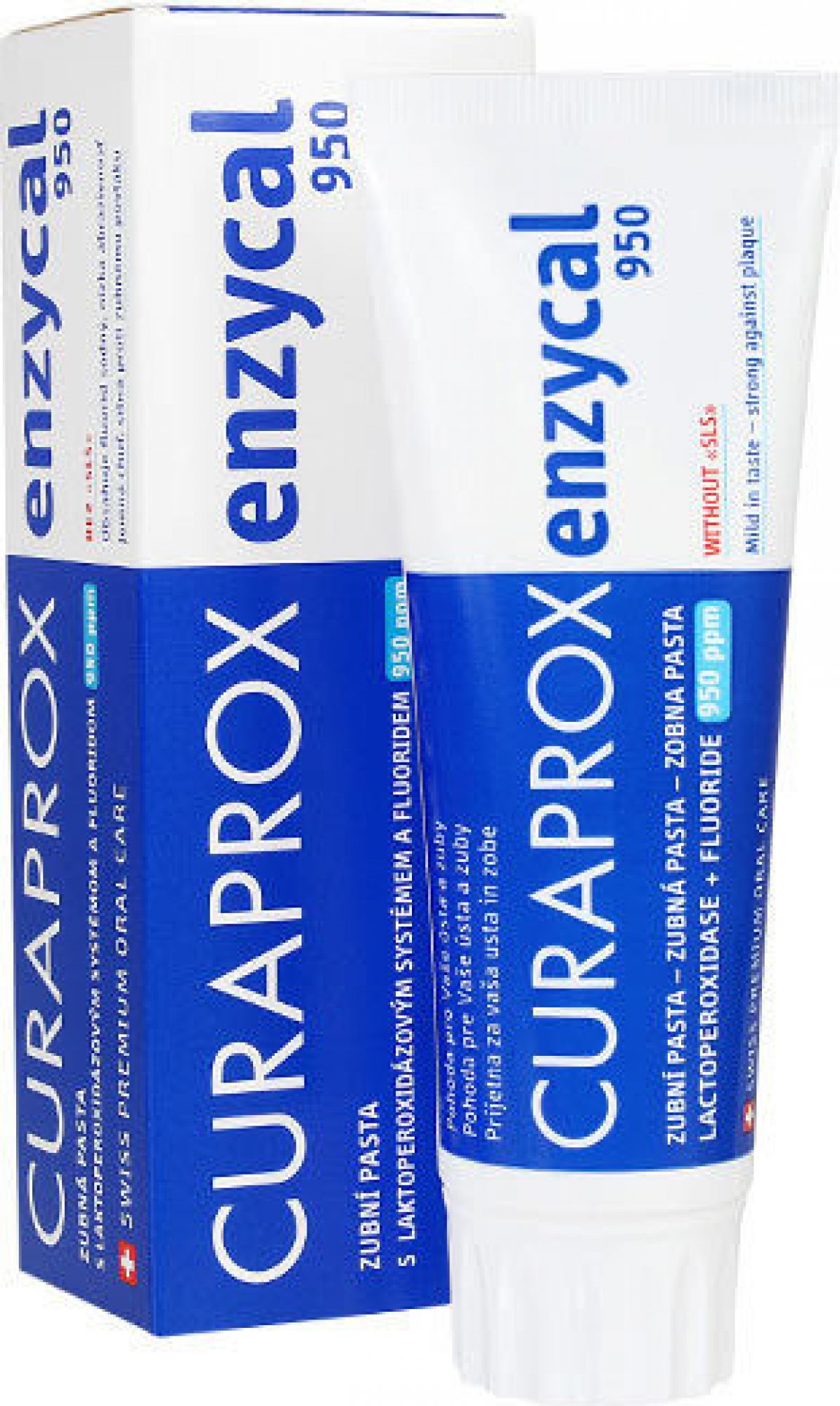 Curaprox Enzycal 950 zubná pasta s fluoridom 75 ml