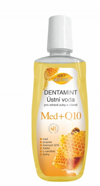 BC Bione Cosmetics Dentamint ústna voda Med a Propolis 500 ml