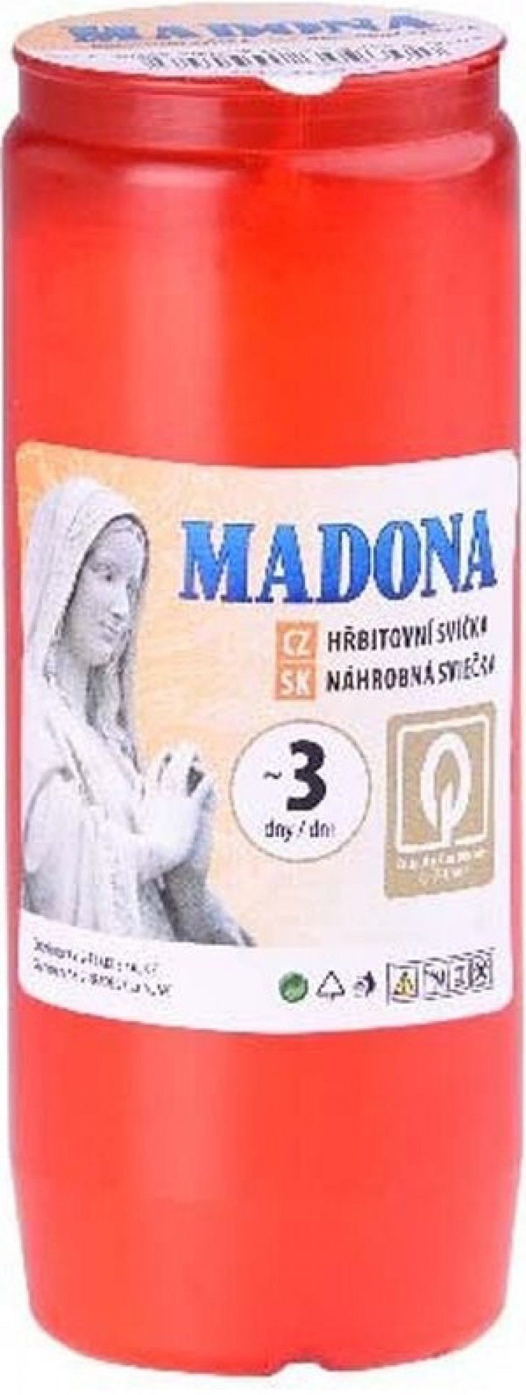 Madona olejová sviečka 200g