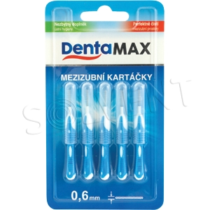 Dentamax medzizubné kefky 0,60 mm 5 ks