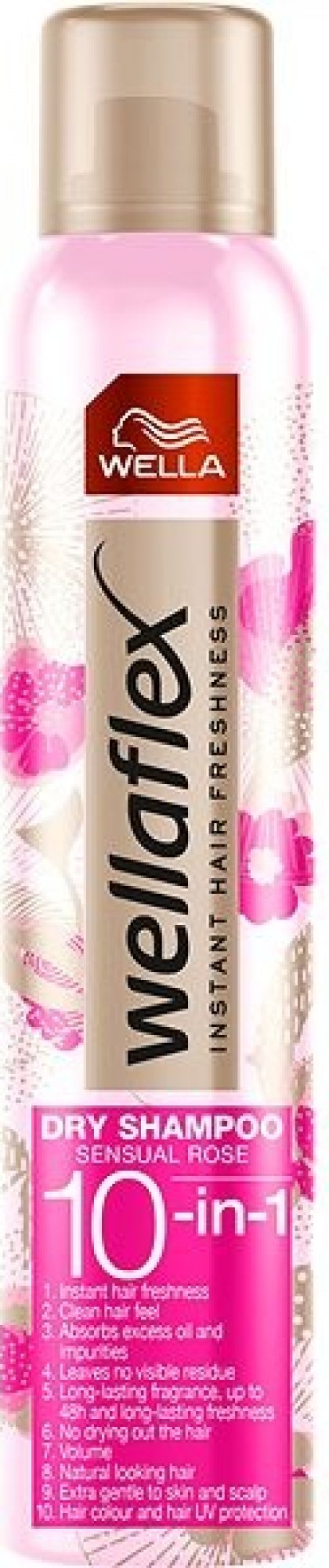 Wella Wellaflex Sensual Rose Dry Shampoo Hairspray 180 ml