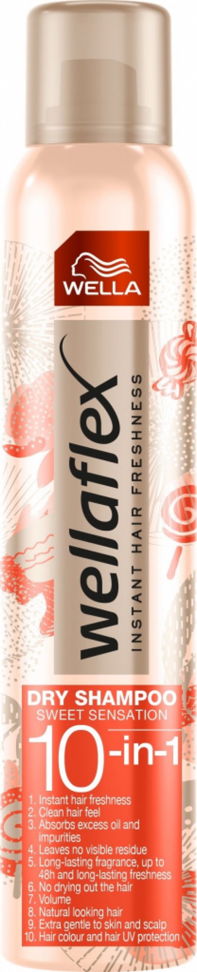 Wella Wellaflex Sweet Sensation Dry Shampoo Hairspray 180 ml