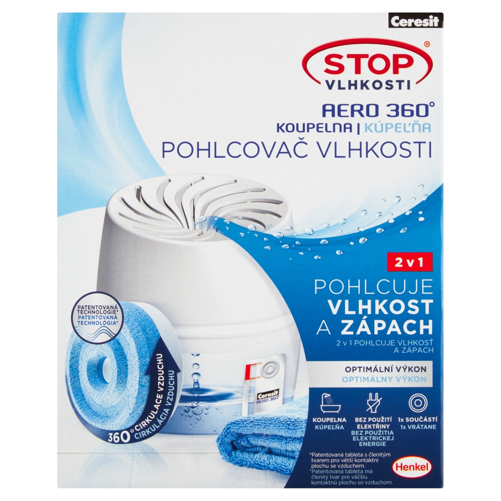 Ceresit Stop vlhkosti Aero 360 ° 450 g kúpeľňa