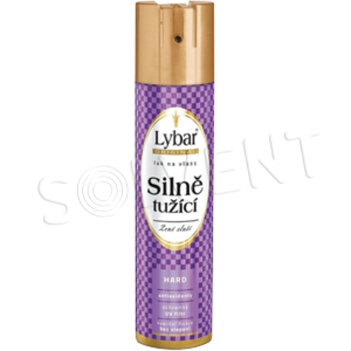 Lybar silne tužiaci lak na vlasy 75 ml cestovný