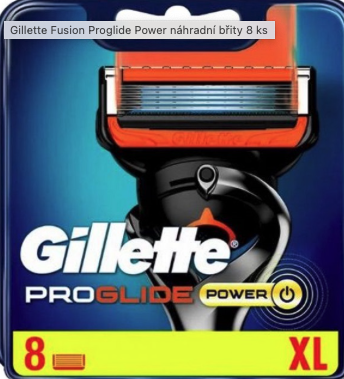 Gillette ProGlide POWER 8 ks