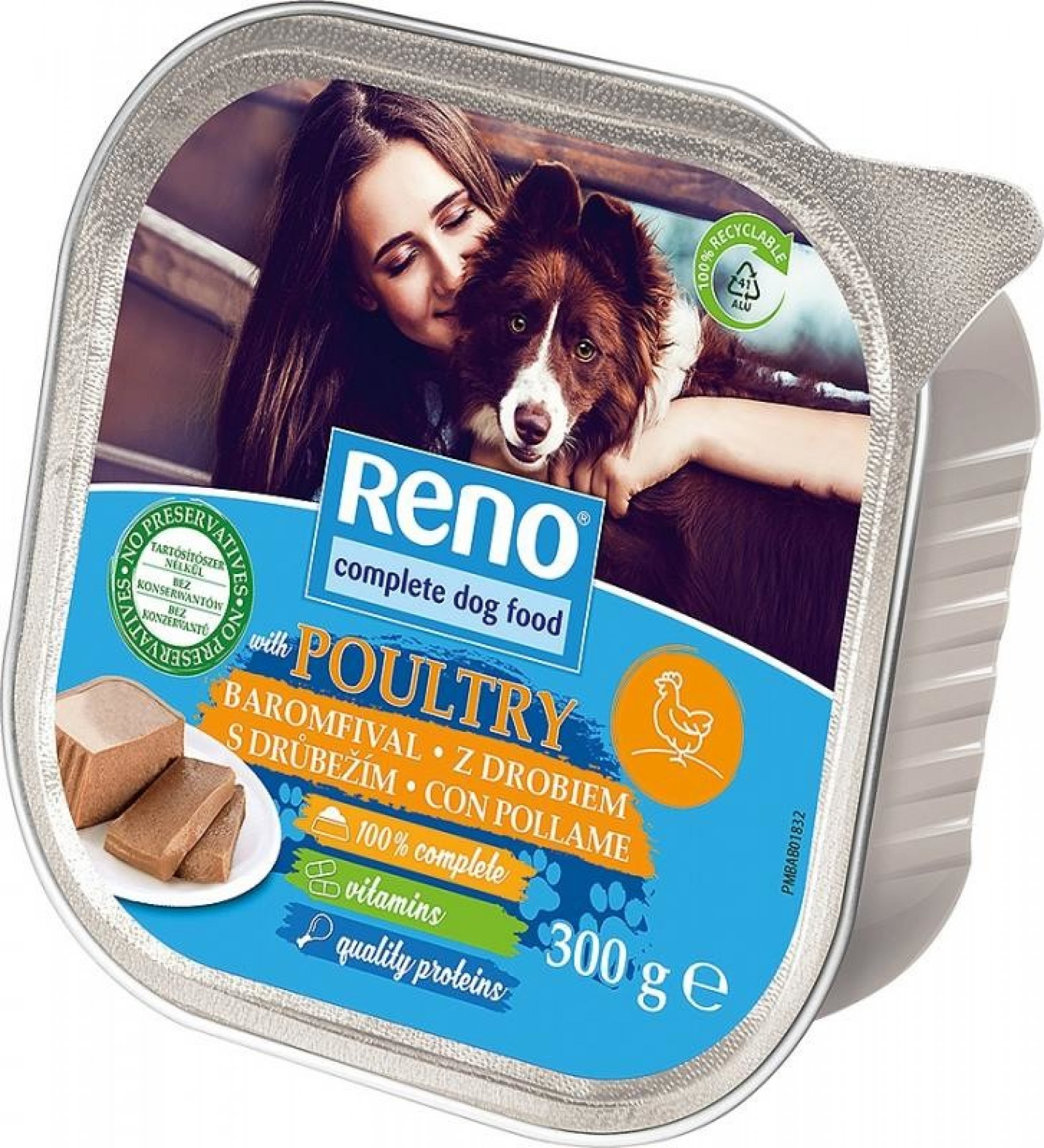 Reno Dog Hydinové 300 g