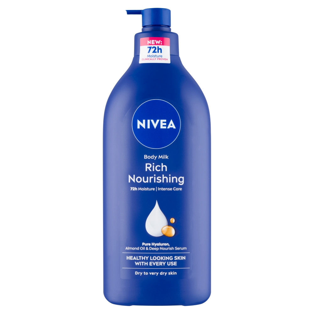Nivea Rich výživné telové mlieko veľmi suchá pokožka 625 ml