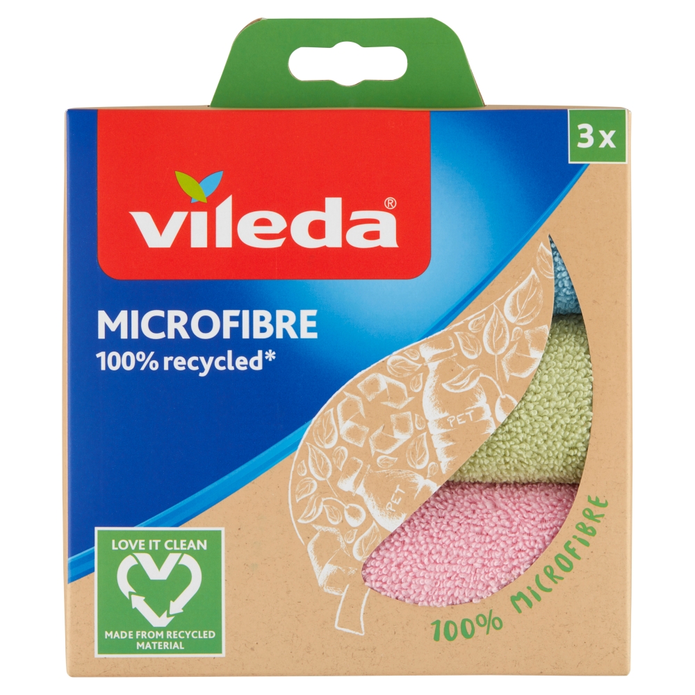 Vileda mikrohandrička z recyklovaných vlákien 168311 3 ks