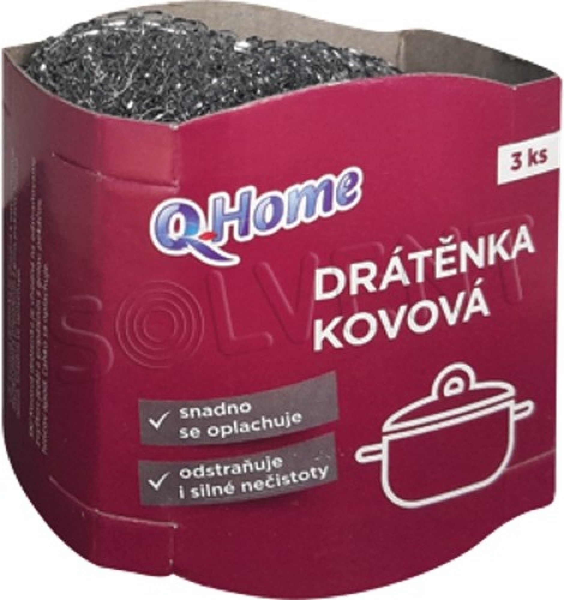 Q Home drôtenka kovová 3 ks