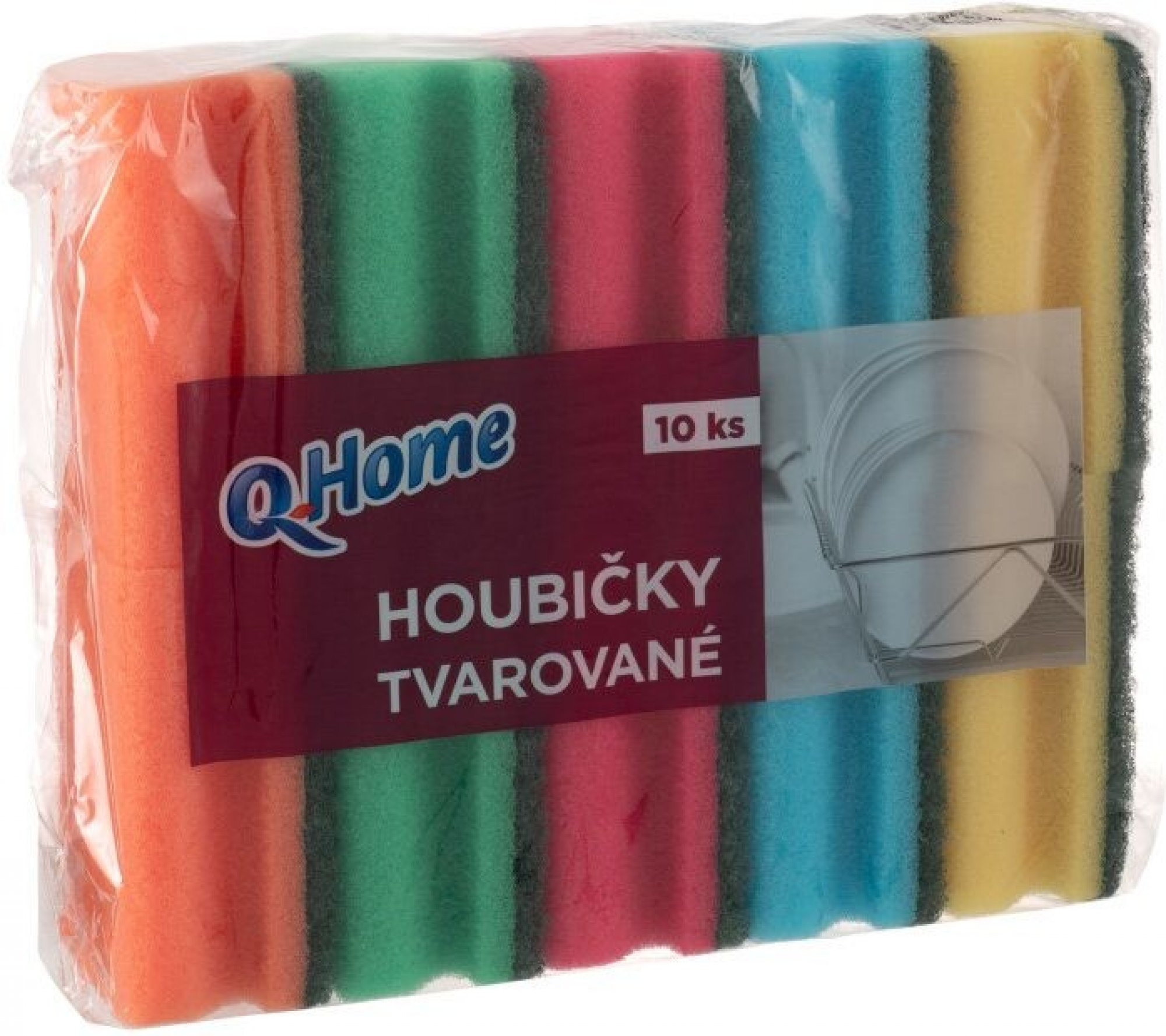 Q Home hubka tvarovaná (10ks/fol)
