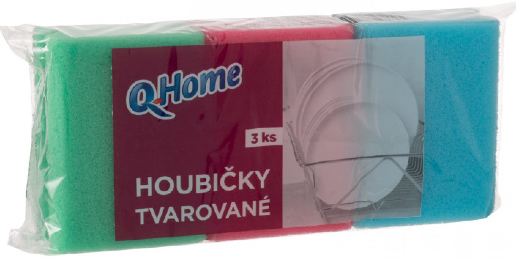 Q Home Hubka tvarovaná 3 ks