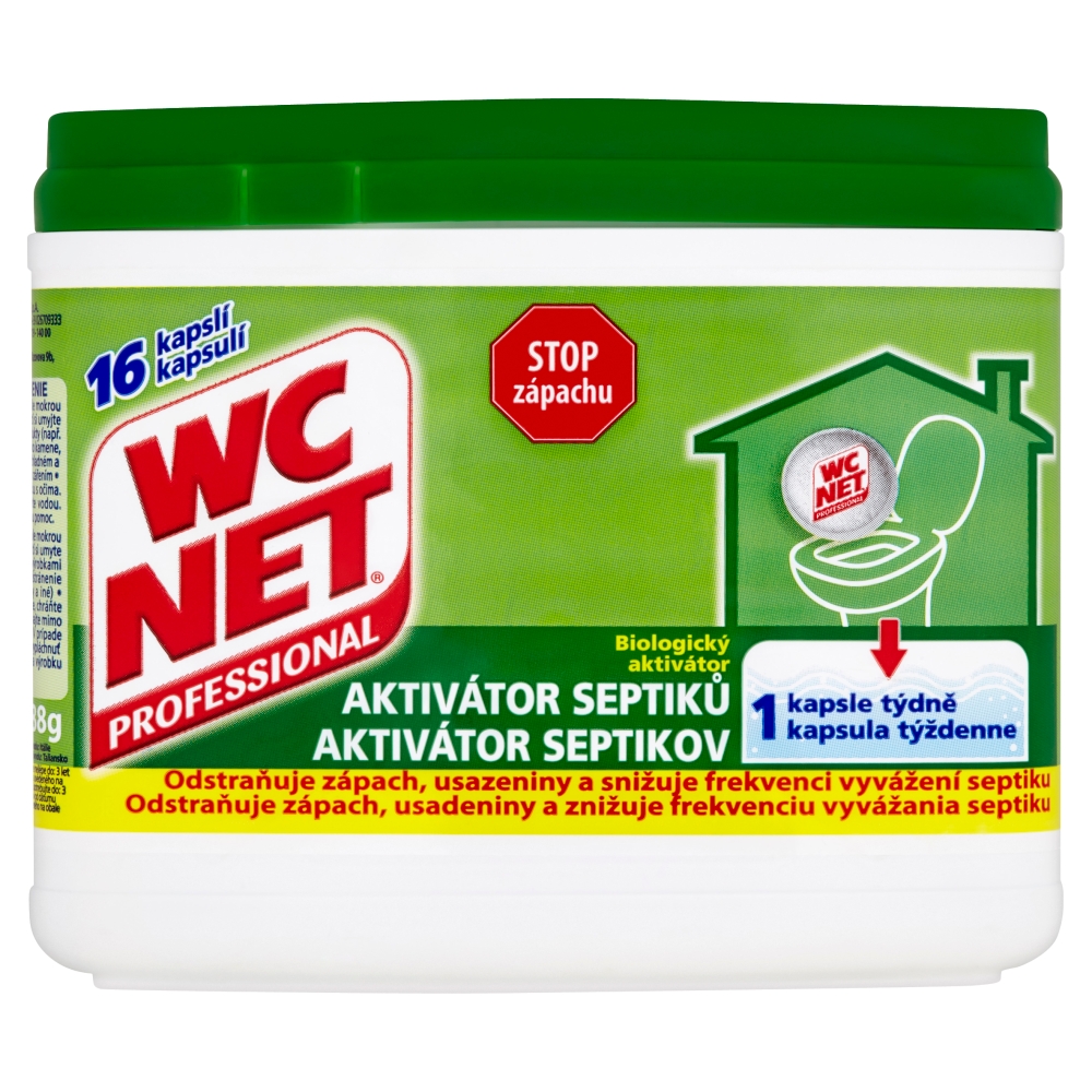 WC Net aktivátor septikov 16 kapsúl