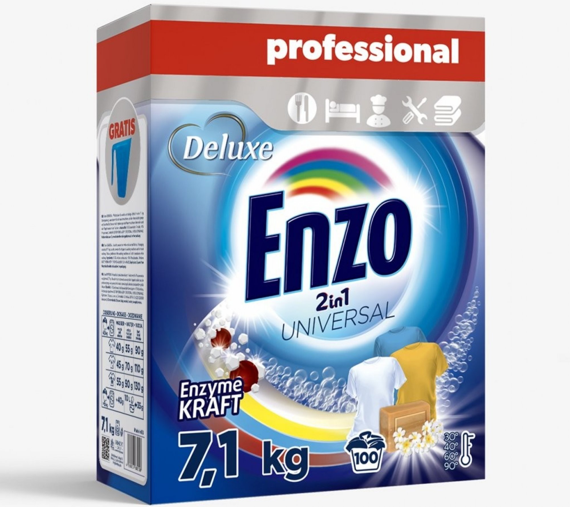 Enzo prací prášok professional Universal 100 PD 7,1kg