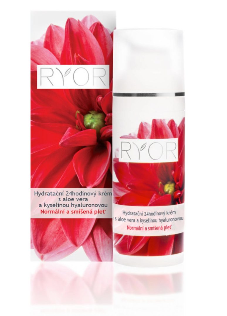 RYOR Hydratačný 24hod. krém s aloe vera a kys.hyaluronovou 50ml