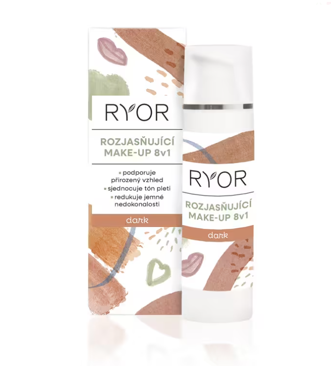 Ryor Decorative Care Rozjasňujúci make-up 8v1 Dark 30 ml