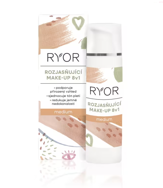 Ryor Decorative Care Rozjasňujúci make-up 8v1 Medium 30 ml