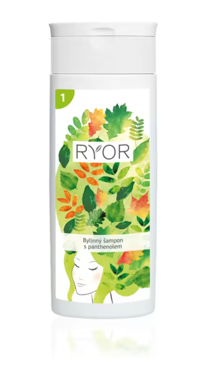 Ryor Hair Care bylinný šampón s panthenolom 200 ml