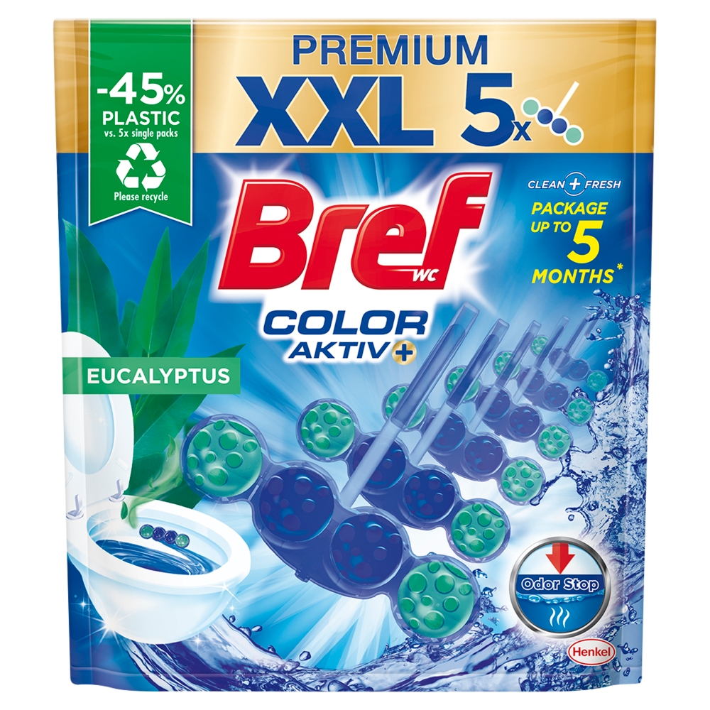 Bref 5x50g COLOR ACTIV Eucalyptus MEGAPACK NOVINKA !!