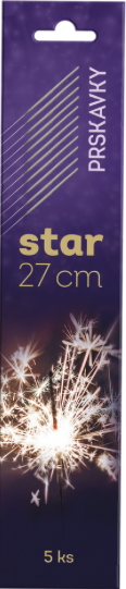 Prskavky STAR 27cm