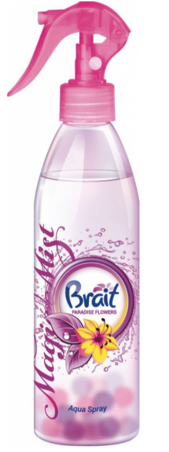 Brait Aqua Perly paradise flowers osviežovač vzduchu sprej 425g
