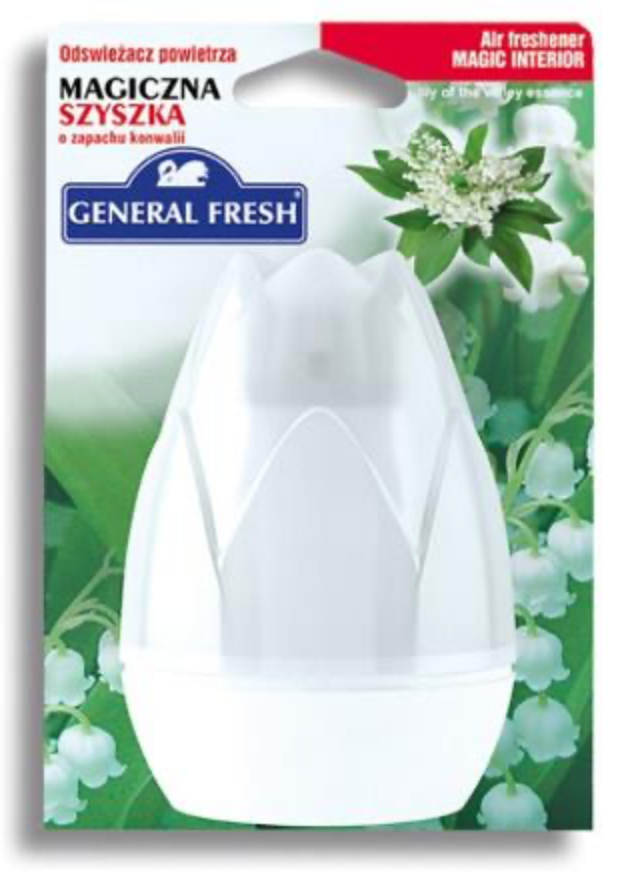 General Fresh Arola Magic Interior osviežovač šiška 40 ml rôzne vône farby