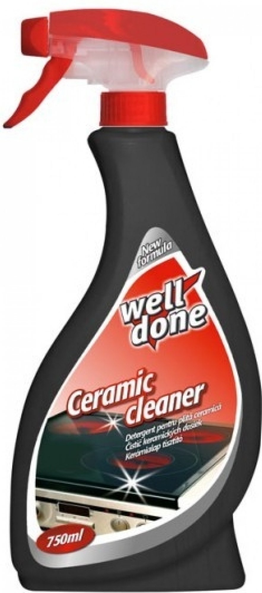 Well Done čistič sklokeramických dosiek rozprašovač 750 ml