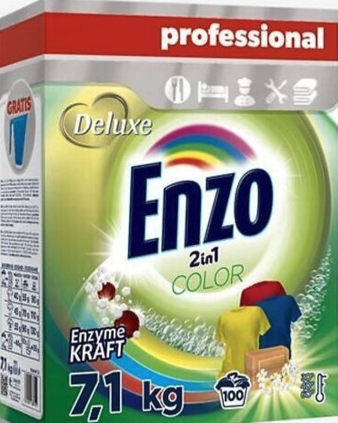 Enzo prací prášok professional Color 100 PD 7,1kg
