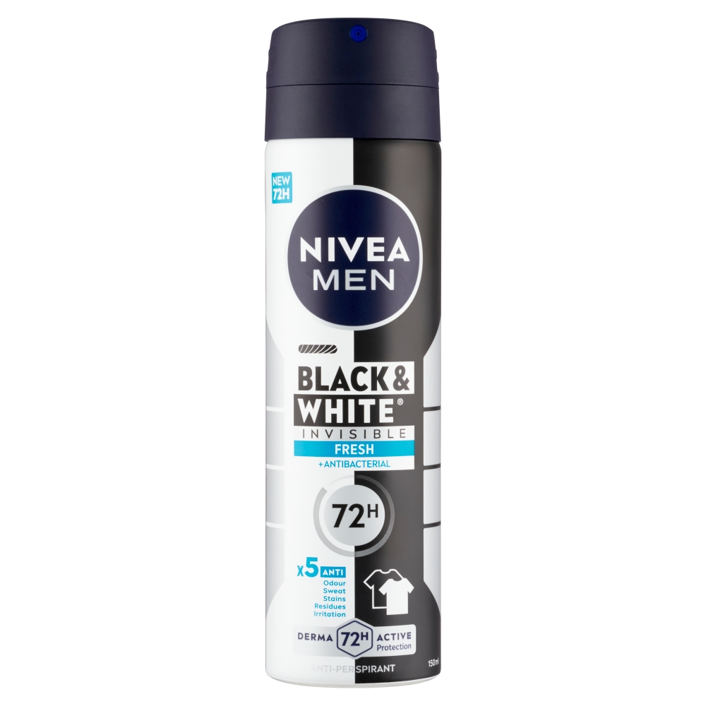Beiersdorf Nivea Deo AP Men 150ml Black&White Invisible Fresh