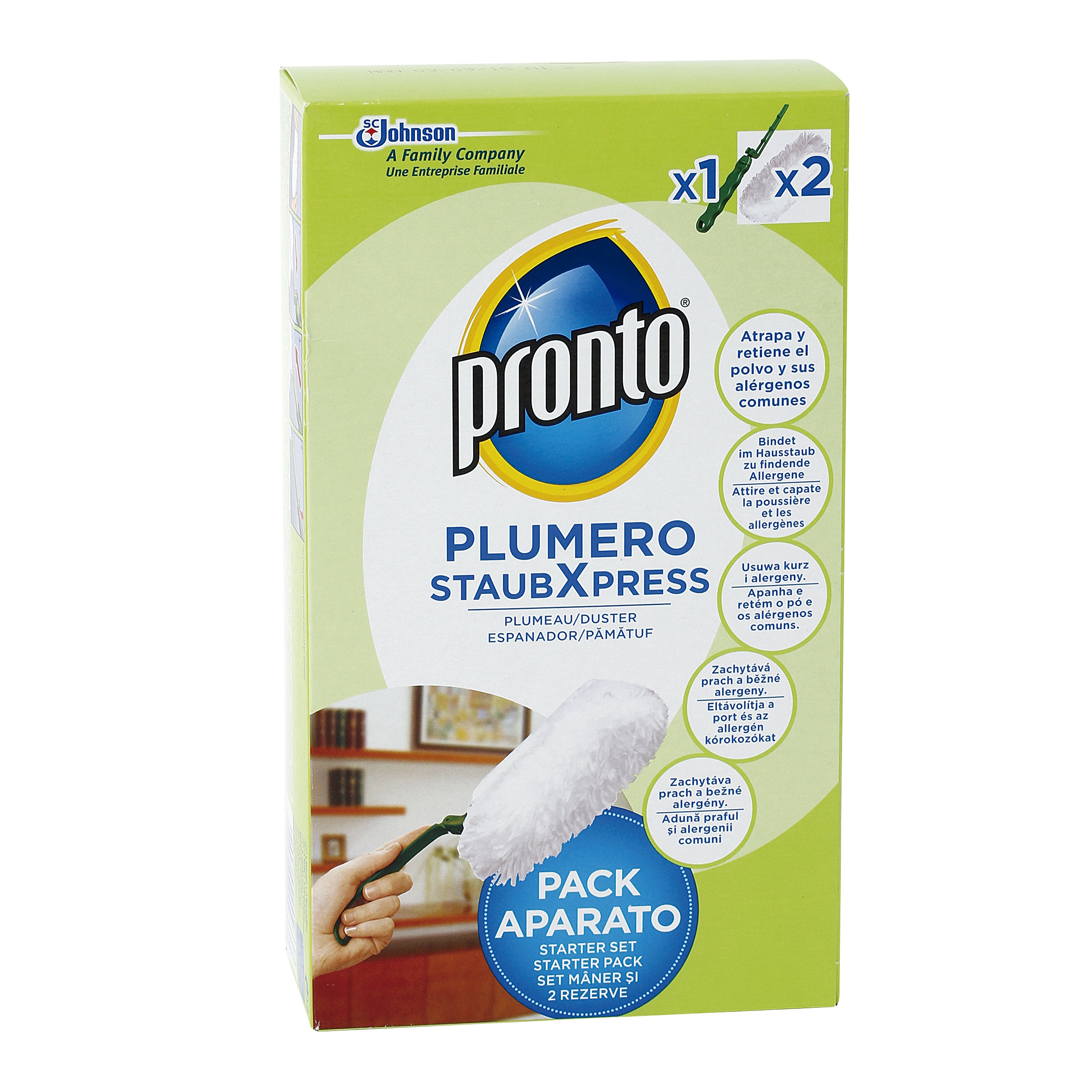 S.C. Johnson Pronto Prachovka Duster - základné balenie 1+2ks
