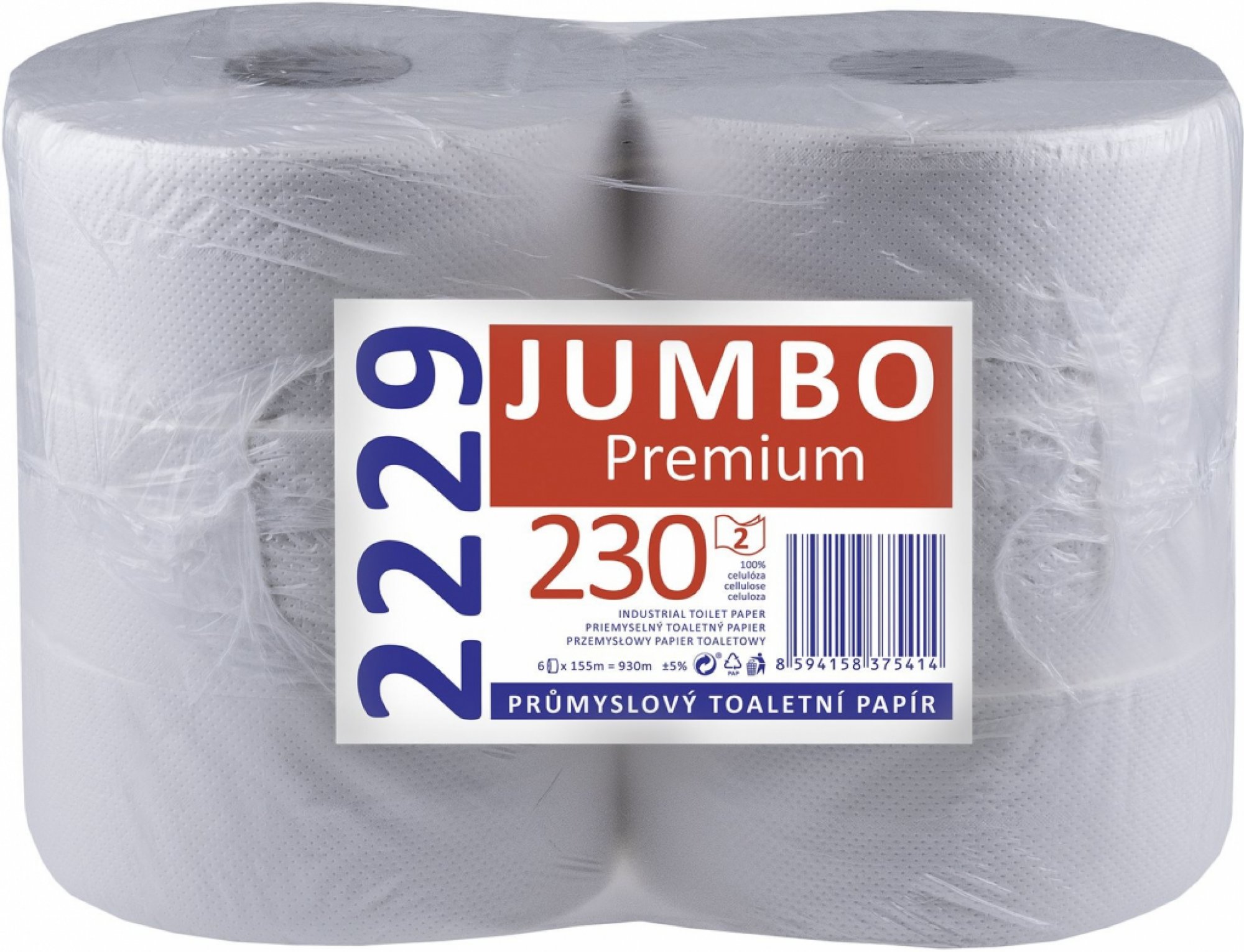 Linteo JUMBO Premium 230 2-vrstvové, celulóza