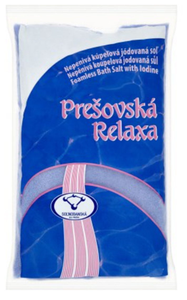Solnobanská a.s.Prešov Prešovská jodidovaná kúpeľová soľ 1kg
