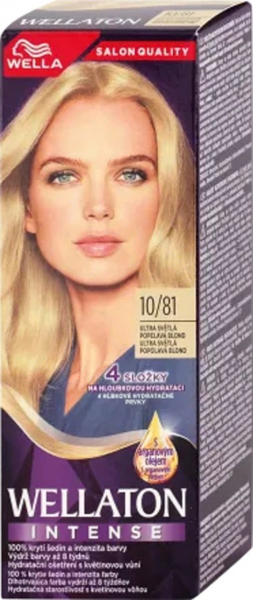 Procter & Gamble Wellaton farba 10/81 Ultra svetlá popolavá blond